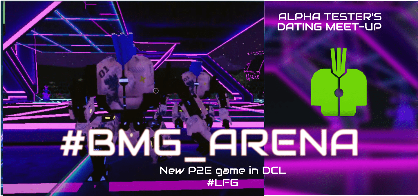 [BMG] Alpha tester's meetup “Blockchain Metaverse Guardians Arena” new